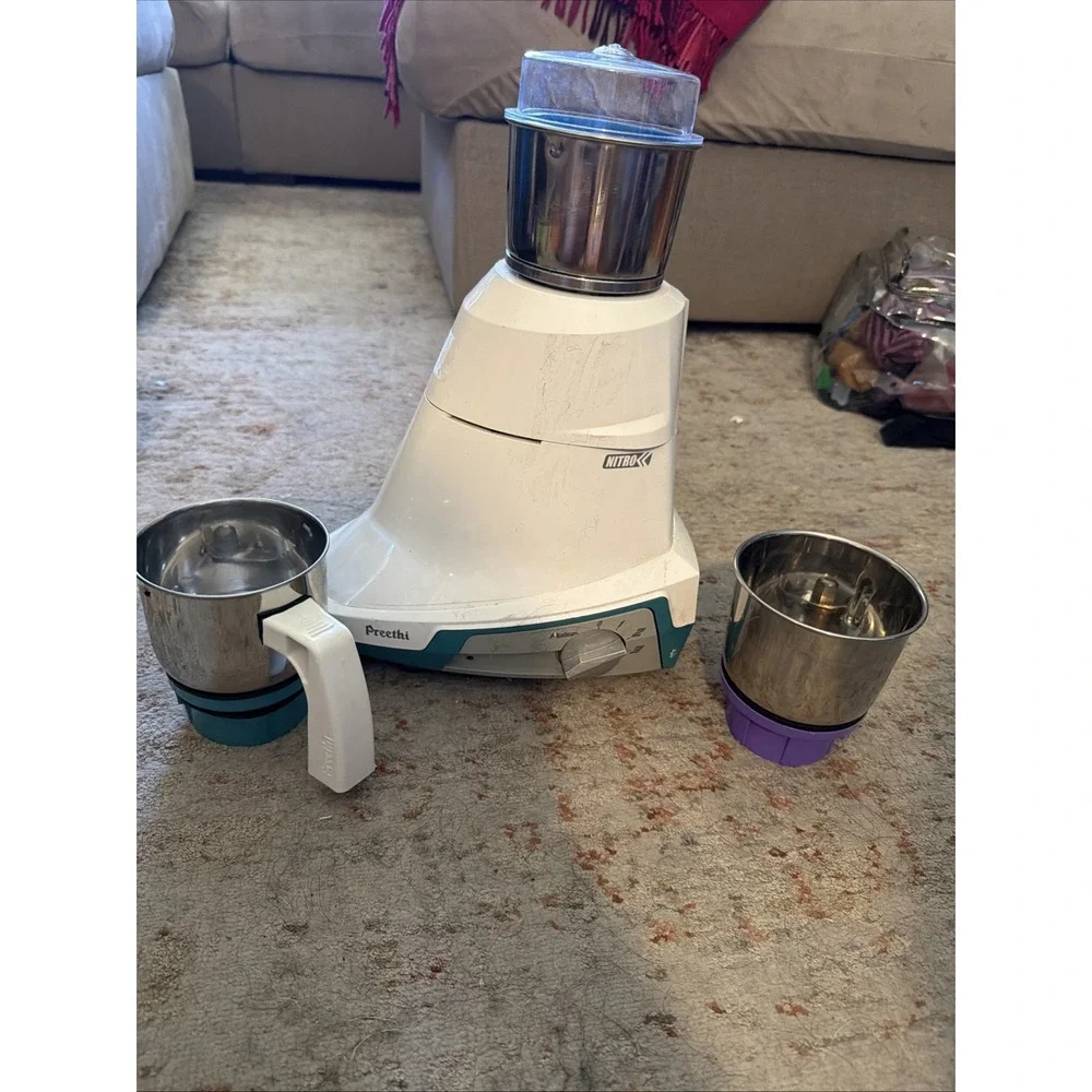 Preethi Nitro Grinder Blender Indian Mixie - Blender And Access Good Condition